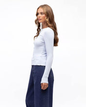Load image into Gallery viewer, Sita Long Sleeve Tee Blue | Paper Heart
