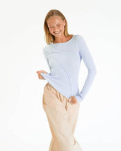 Load image into Gallery viewer, Sita Long Sleeve Tee Blue | Paper Heart
