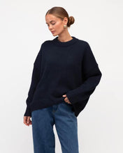 Load image into Gallery viewer, Tama Knit Jumper Navy | White Closet
