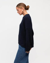 Load image into Gallery viewer, Tama Knit Jumper Navy | White Closet
