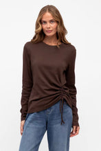Load image into Gallery viewer, Jorie Long Sleeve Top Chocolate | Label Of Love
