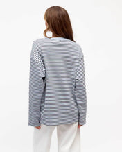 Load image into Gallery viewer, Maddie Cotton Long Sleeve Tee Blue | Paper Heart
