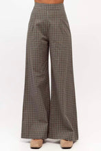 Load image into Gallery viewer, Dylan Check Pants Blue Chocolate | White Closet
