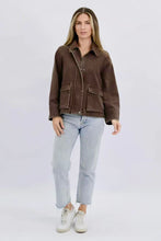 Load image into Gallery viewer, Miller Denim Jacket Chocolate
