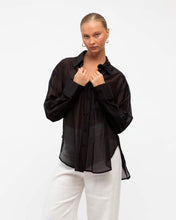 Load image into Gallery viewer, Porsia Shirt Black
