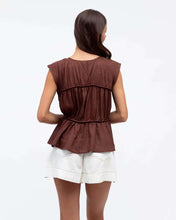 Load image into Gallery viewer, Hailey Top Brown by Paper Heart
