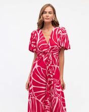 Load image into Gallery viewer, Gaia Midi Dress Red Pink
