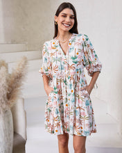 Load image into Gallery viewer, Palms Smock Dress
