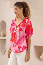 Load image into Gallery viewer, Nora Blouse Pink Splash
