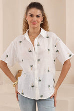Load image into Gallery viewer, Veronika Shirt Palm Embroidery
