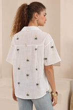 Load image into Gallery viewer, Veronika Shirt Palm Embroidery
