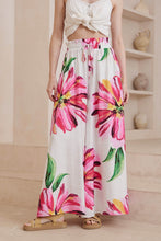 Load image into Gallery viewer, Keera Wide Leg Pants Pink Floral
