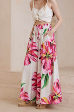 Load image into Gallery viewer, Keera Wide Leg Pants Pink Floral
