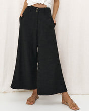 Load image into Gallery viewer, Chartres Linen Pants Black
