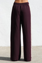 Load image into Gallery viewer, Nadia Tailored Track Pants Wine | White Closet

