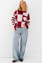 Load image into Gallery viewer, Love Knit Jumper Wine
