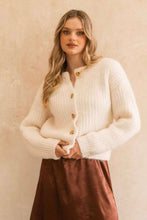 Load image into Gallery viewer, Ruby Noir Cardigan Pearl | Ebby and I
