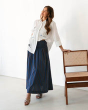 Load image into Gallery viewer, Charli Skirt Navy Choc | Label Of Love
