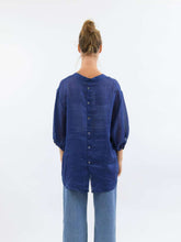 Load image into Gallery viewer, Worthier Carter Linen Shirt Navy
