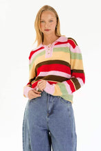 Load image into Gallery viewer, Meredith Stripe Knit Sweater | Paper Heart
