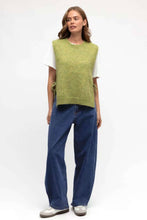Load image into Gallery viewer, Paper Heart Effie Knit Vest Olive
