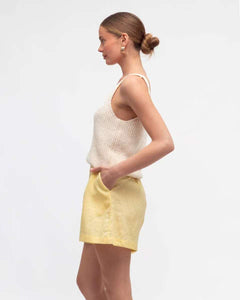 Boucle Knit Tank Natural
