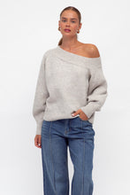 Load image into Gallery viewer, Riah Knit Jumper Oatmeal
