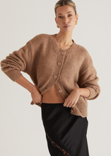 Load image into Gallery viewer, Savea Knit Cardigan Brown
