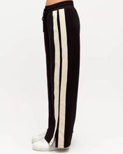 Load image into Gallery viewer, Jaysha Pants Black Cream Stripe | Ebby &amp; I
