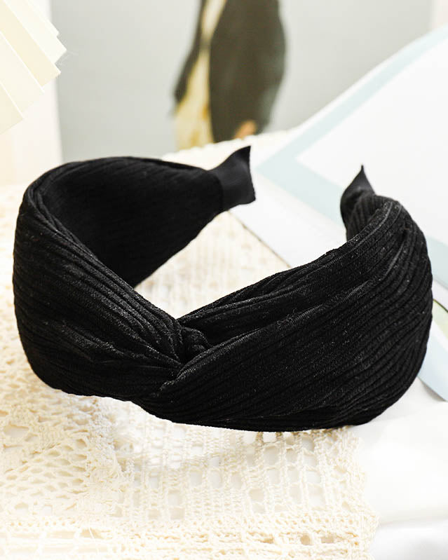 Taylor Cord Headband Black