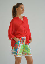 Load image into Gallery viewer, Carter Linen Shirt Red
