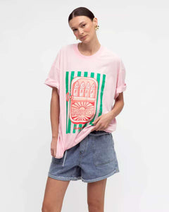 Sardines Tee Pink Paper Heart