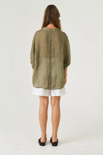 Load image into Gallery viewer, Worthier Carter Linen Shirt Olive
