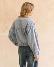Load image into Gallery viewer, Muse Denim Bomber Jacket Ebby And I
