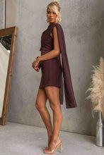 Load image into Gallery viewer, Shanti Mini Dress Chocolate

