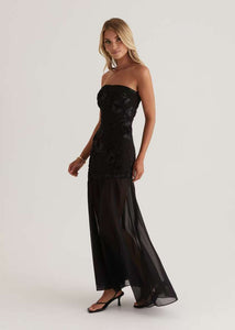 Ines Embroidered Maxi Dress