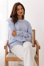Load image into Gallery viewer, Sari Pull Over Sweater Sky Blue
