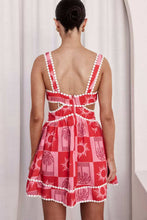 Load image into Gallery viewer, Manis Mini Dress Pink Red
