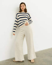 Load image into Gallery viewer, Tiva Knit Jumper Blue Cream Stripe | White Closet
