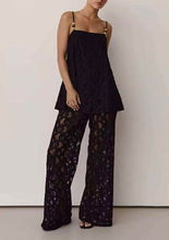 Load image into Gallery viewer, Meeka Lace Set Black
