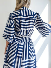 Load image into Gallery viewer, Geometric Shirt Dress
