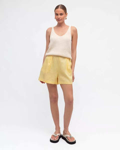 Boucle Knit Tank Natural