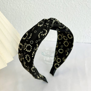 Dotti Headband Black Florals