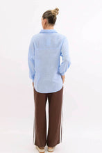 Load image into Gallery viewer, Worthier Belle Cotton Shirt Blue
