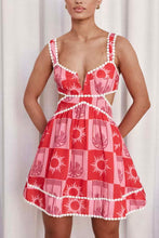 Load image into Gallery viewer, Manis Mini Dress Pink Red
