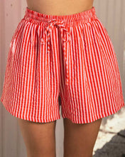 Load image into Gallery viewer, Fine Pin Stripe Cotton Shorts
