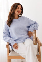 Load image into Gallery viewer, Sari Pull Over Sweater Sky Blue
