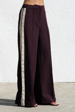 Load image into Gallery viewer, Nadia Tailored Track Pants Wine | White Closet
