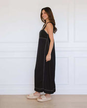 Load image into Gallery viewer, Label Of Love Stitched Maxi Dress Black
