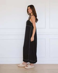 Label Of Love Stitched Maxi Dress Black